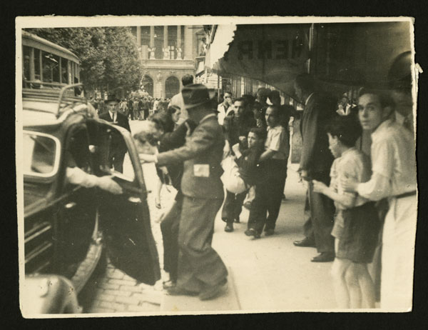Manifestation 14 juillet 1942, rue Pavillon