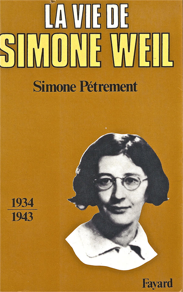 couverture de l’ouvrage de Simone Pétrement
